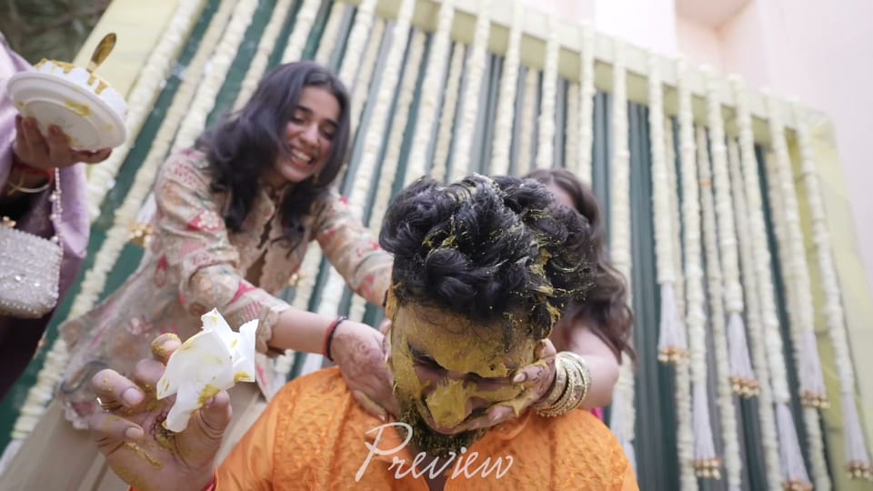 Still from Chetan & Smriti
